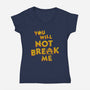 Unbreakable-Womens-V-Neck-Tee-kg07