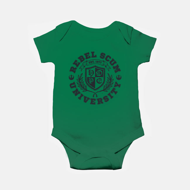 Rebel Scum University-Baby-Basic-Onesie-teesgeex