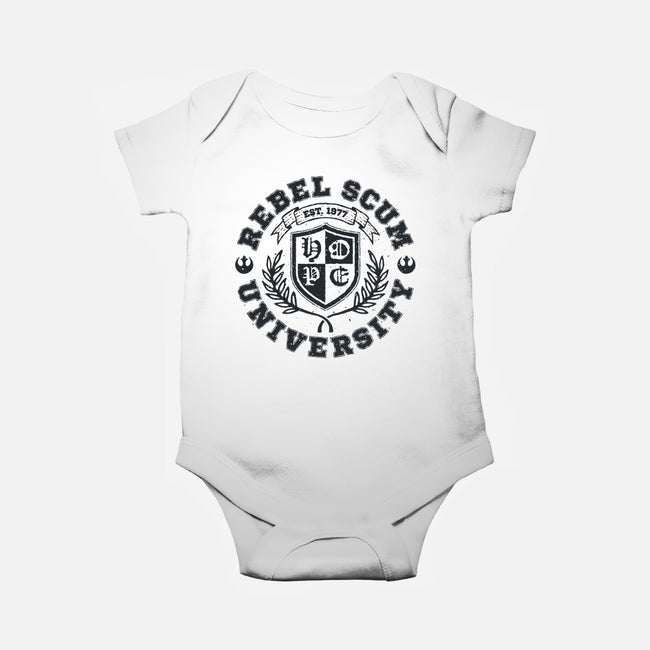 Rebel Scum University-Baby-Basic-Onesie-teesgeex