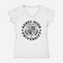 Rebel Scum University-Womens-V-Neck-Tee-teesgeex