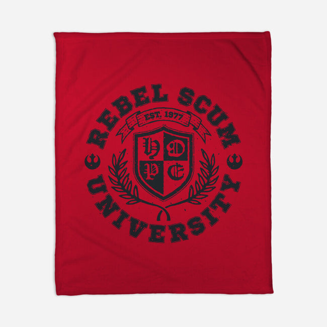 Rebel Scum University-None-Fleece-Blanket-teesgeex