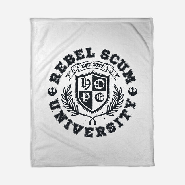 Rebel Scum University-None-Fleece-Blanket-teesgeex