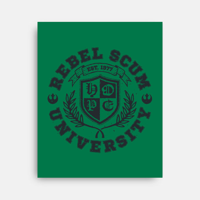 Rebel Scum University-None-Stretched-Canvas-teesgeex