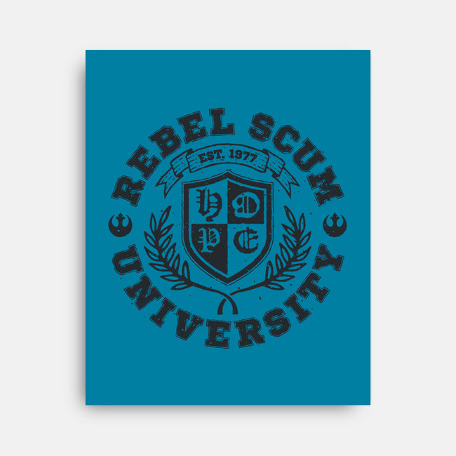 Rebel Scum University-None-Stretched-Canvas-teesgeex