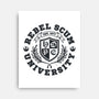 Rebel Scum University-None-Stretched-Canvas-teesgeex