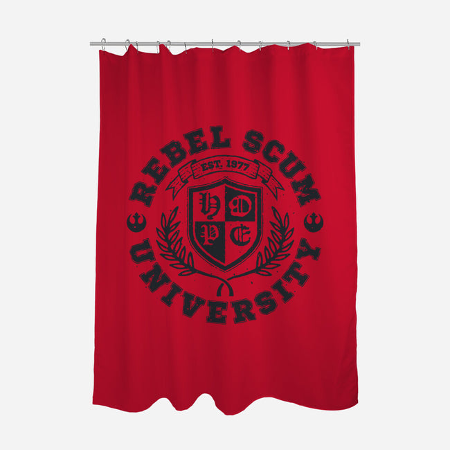 Rebel Scum University-None-Polyester-Shower Curtain-teesgeex