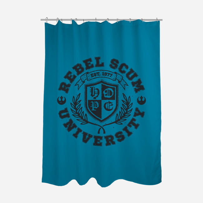Rebel Scum University-None-Polyester-Shower Curtain-teesgeex