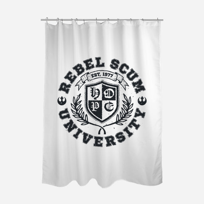 Rebel Scum University-None-Polyester-Shower Curtain-teesgeex