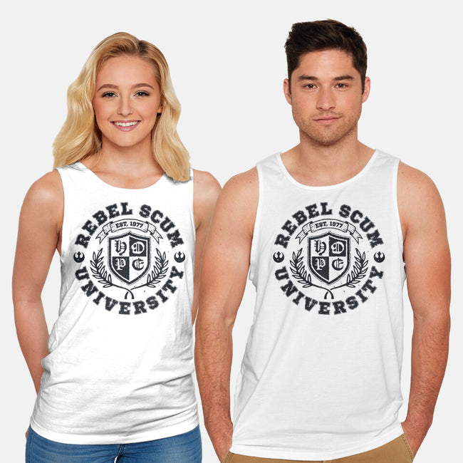 Rebel Scum University-Unisex-Basic-Tank-teesgeex