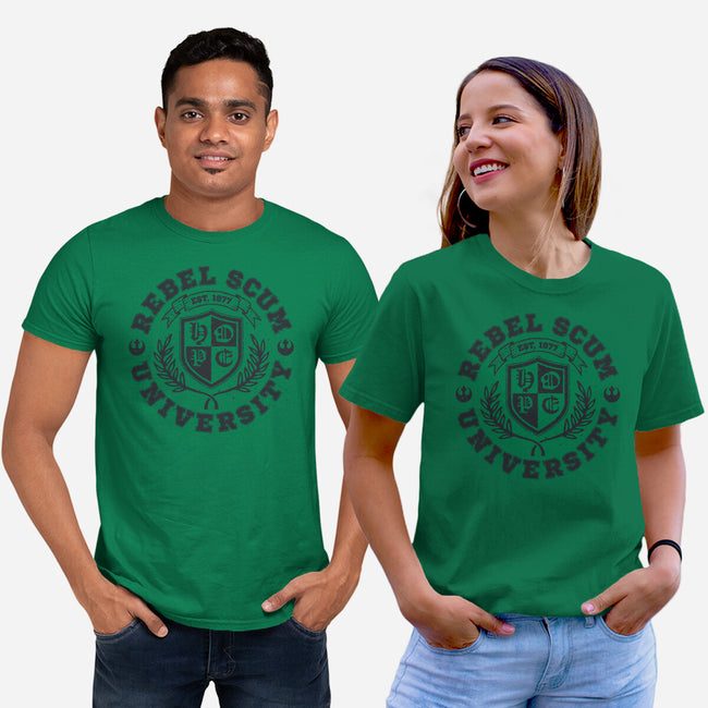 Rebel Scum University-Unisex-Basic-Tee-teesgeex