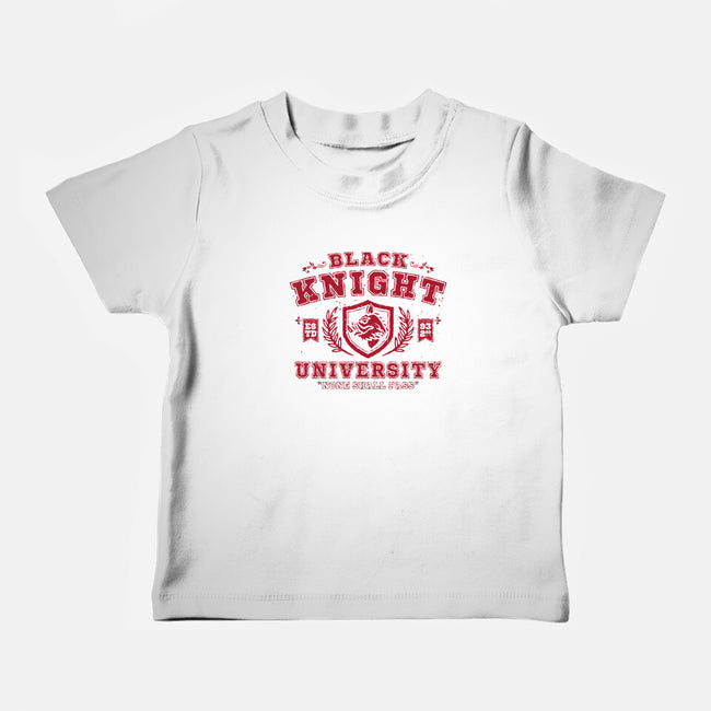 Black Knight University-Baby-Basic-Tee-teesgeex