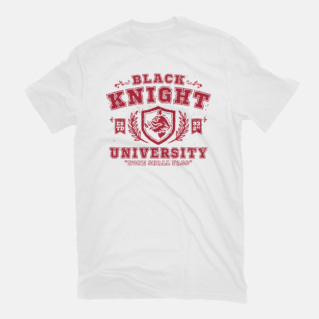 Black Knight University-Unisex-Basic-Tee-teesgeex
