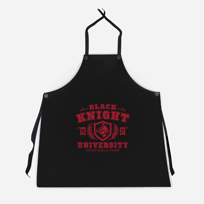 Black Knight University-Unisex-Kitchen-Apron-teesgeex