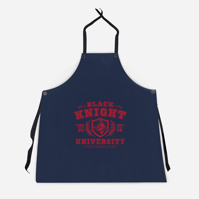 Black Knight University-Unisex-Kitchen-Apron-teesgeex