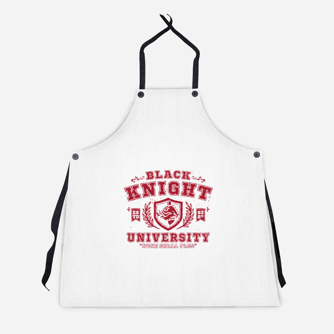 Black Knight University-Unisex-Kitchen-Apron-teesgeex