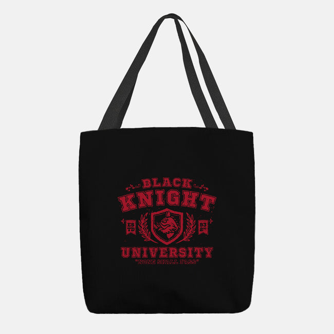 Black Knight University-None-Basic Tote-Bag-teesgeex
