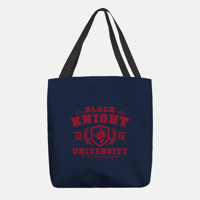 Black Knight University-None-Basic Tote-Bag-teesgeex