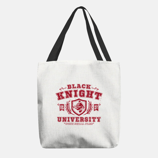 Black Knight University-None-Basic Tote-Bag-teesgeex