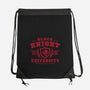 Black Knight University-None-Drawstring-Bag-teesgeex