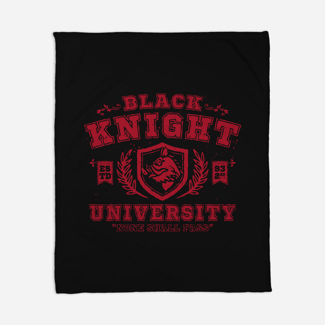 Black Knight University-None-Fleece-Blanket-teesgeex