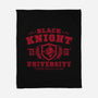 Black Knight University-None-Fleece-Blanket-teesgeex