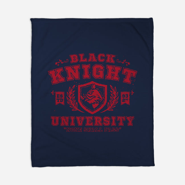 Black Knight University-None-Fleece-Blanket-teesgeex