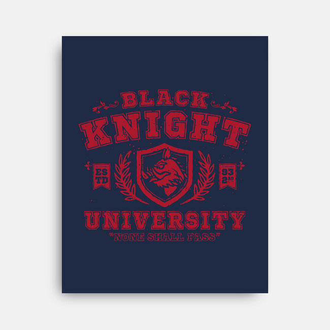 Black Knight University-None-Stretched-Canvas-teesgeex