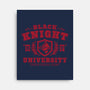 Black Knight University-None-Stretched-Canvas-teesgeex