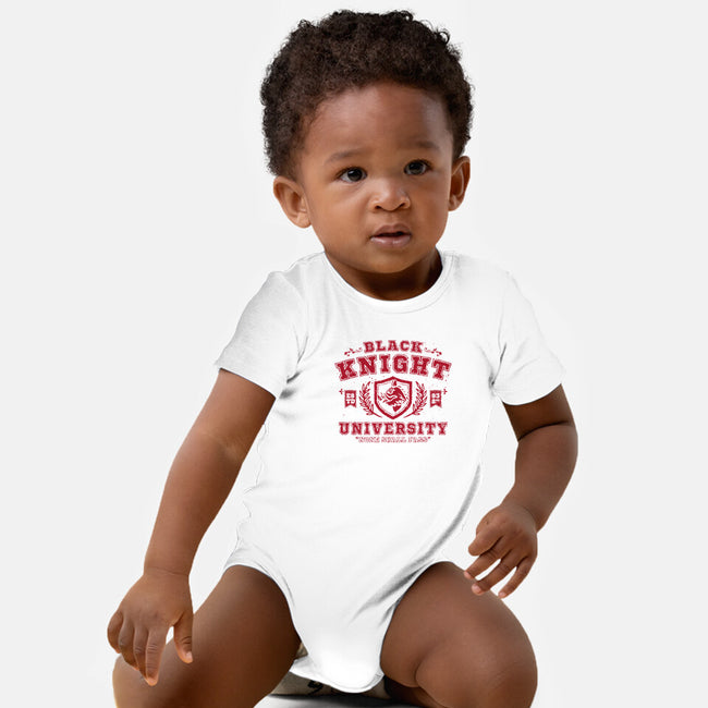 Black Knight University-Baby-Basic-Onesie-teesgeex