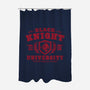 Black Knight University-None-Polyester-Shower Curtain-teesgeex