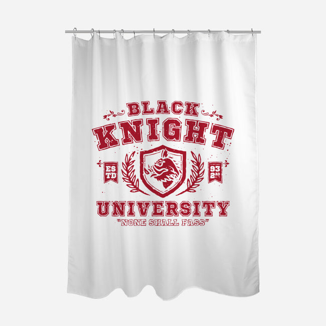 Black Knight University-None-Polyester-Shower Curtain-teesgeex