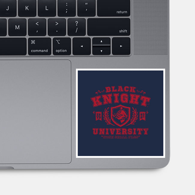 Black Knight University-None-Glossy-Sticker-teesgeex
