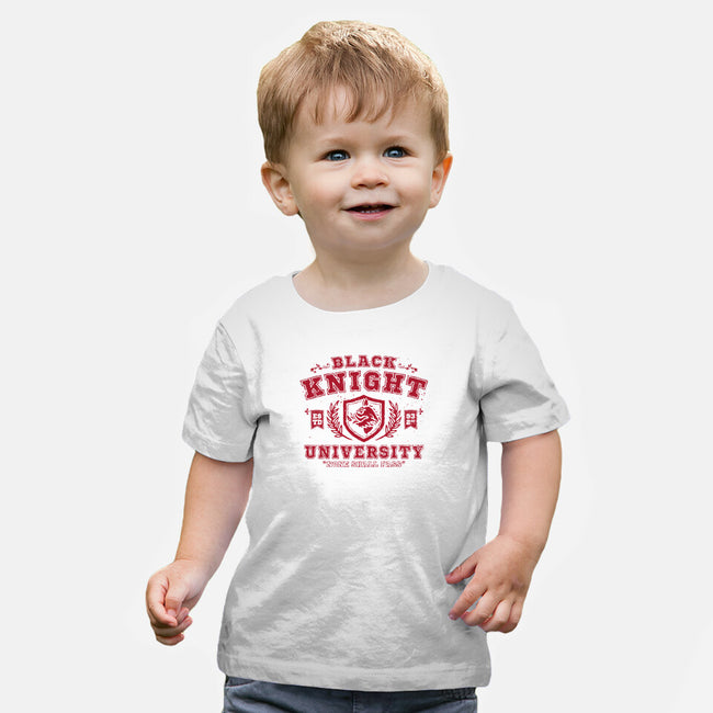Black Knight University-Baby-Basic-Tee-teesgeex