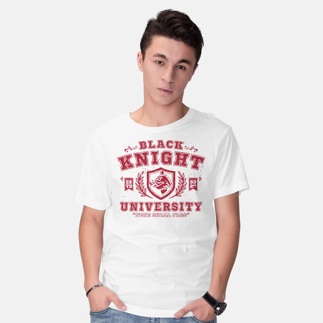 Black Knight University-Mens-Basic-Tee-teesgeex