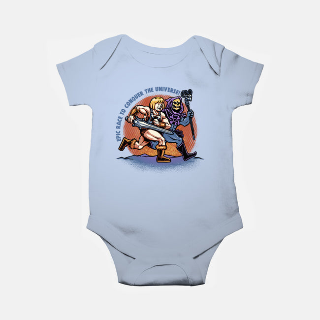 Epic Race-Baby-Basic-Onesie-glitchygorilla
