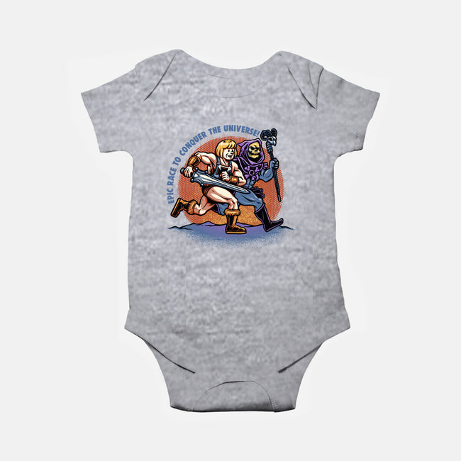 Epic Race-Baby-Basic-Onesie-glitchygorilla