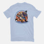 Epic Race-Womens-Fitted-Tee-glitchygorilla