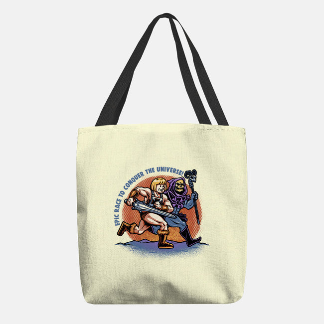 Epic Race-None-Basic Tote-Bag-glitchygorilla