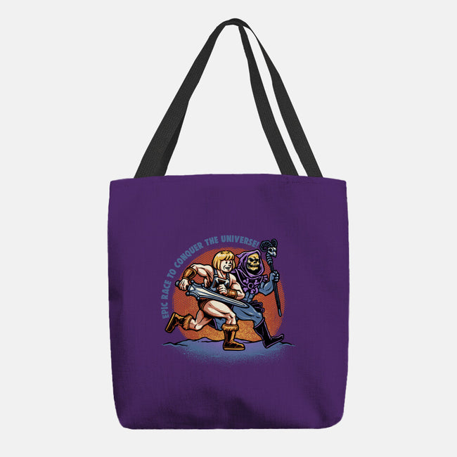 Epic Race-None-Basic Tote-Bag-glitchygorilla
