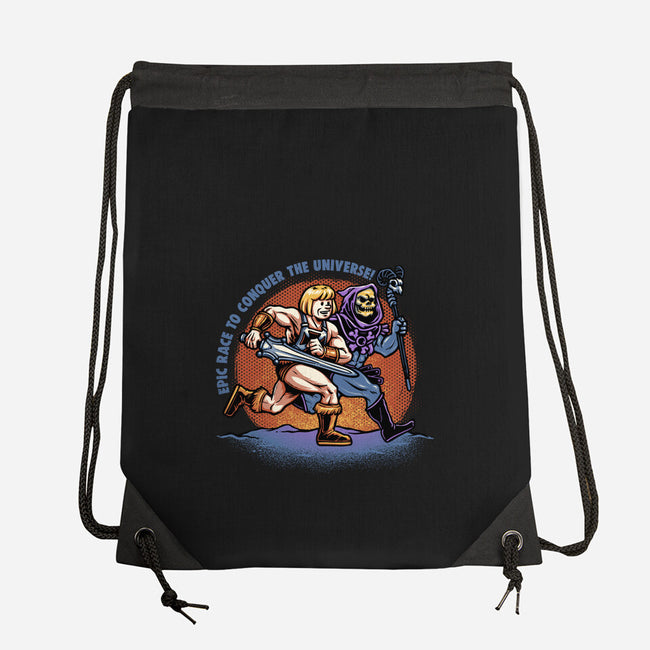 Epic Race-None-Drawstring-Bag-glitchygorilla