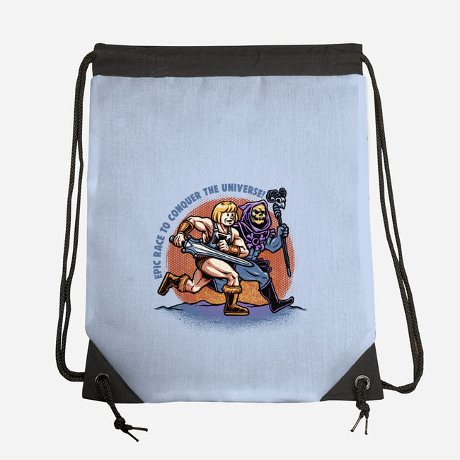 Epic Race-None-Drawstring-Bag-glitchygorilla