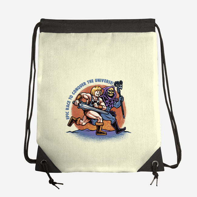 Epic Race-None-Drawstring-Bag-glitchygorilla