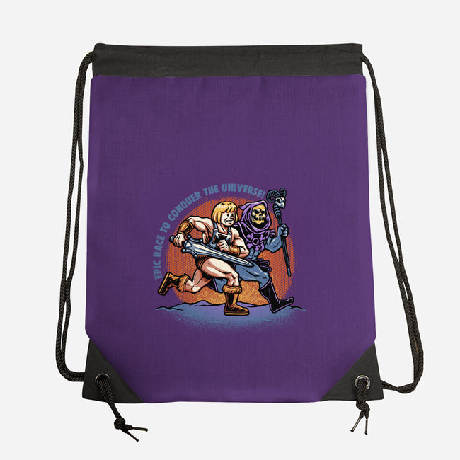 Epic Race-None-Drawstring-Bag-glitchygorilla