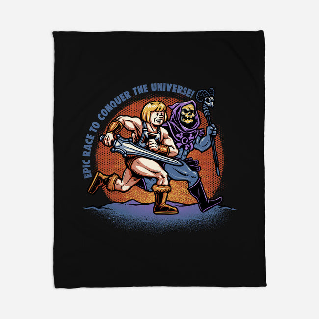 Epic Race-None-Fleece-Blanket-glitchygorilla