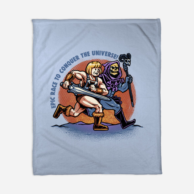 Epic Race-None-Fleece-Blanket-glitchygorilla