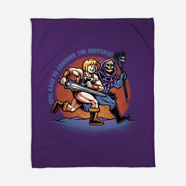 Epic Race-None-Fleece-Blanket-glitchygorilla