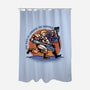 Epic Race-None-Polyester-Shower Curtain-glitchygorilla