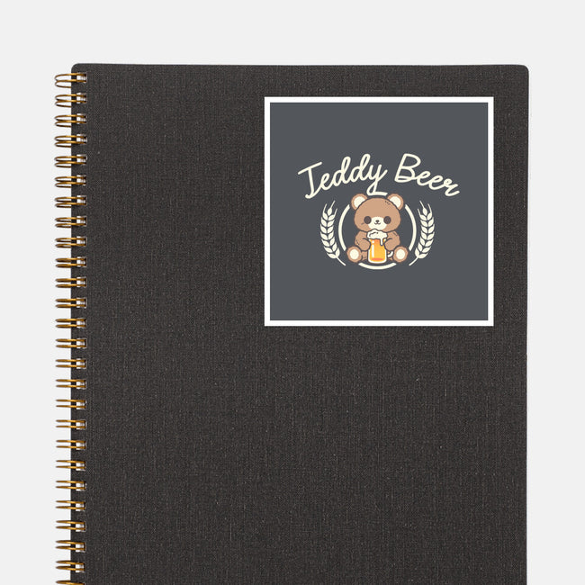 Cute Teddy Beer-None-Glossy-Sticker-NemiMakeit