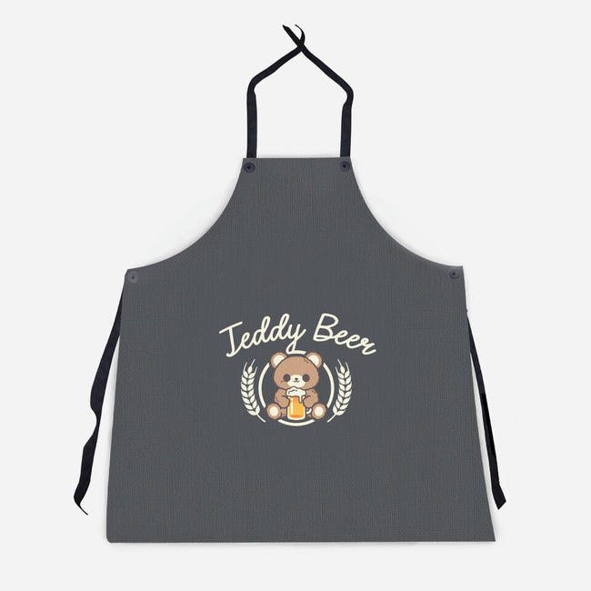 Cute Teddy Beer-Unisex-Kitchen-Apron-NemiMakeit