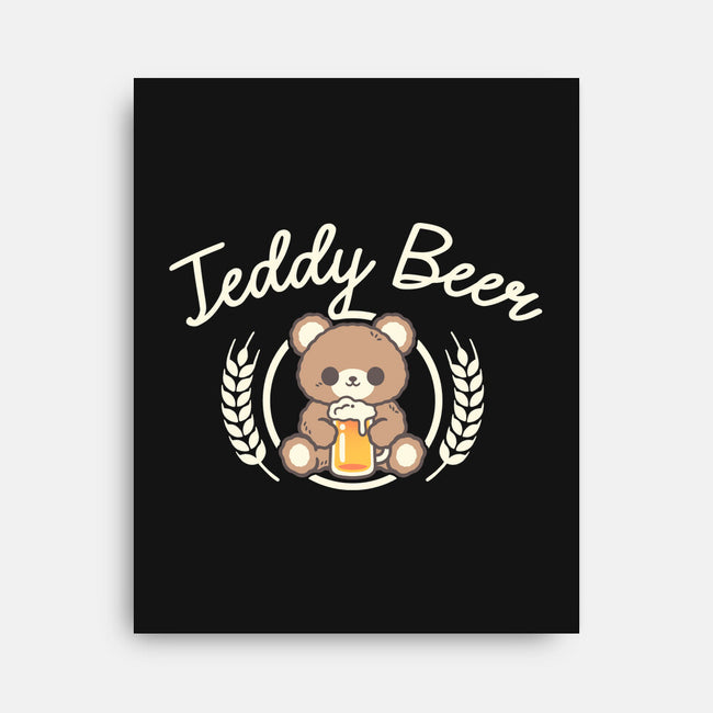 Cute Teddy Beer-None-Stretched-Canvas-NemiMakeit